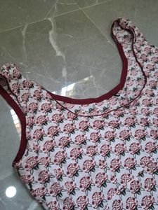 Printed Sleeveless Mini Dress