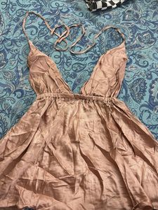 Satin Mini Dress