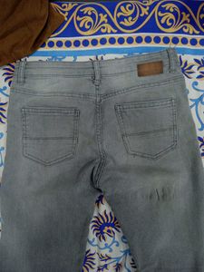 Stylish Grey Denim Jeans