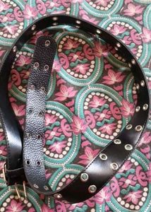 Black Studded Belt