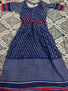Blue Printed Kurta
