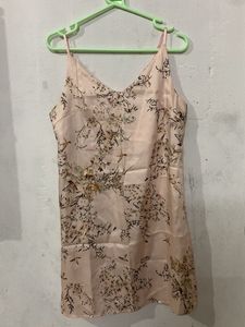 Elegant Lace Robe with Floral Slip