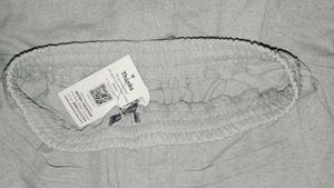 Grey Wide-Leg Lounge Pants