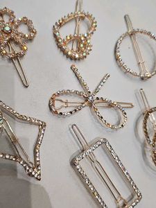 Premium Rhinestone Hair Clips Collection