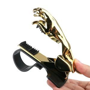 Jaguar Car Phone Holder (Golden) Pack Of 3