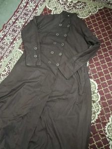 this is a Monto Stylish Dark Brown Kurta for Women