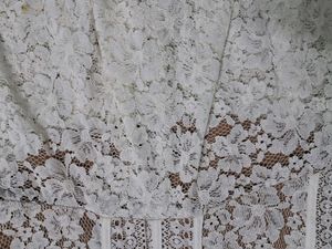 Elegant White Lace Fishtail Skirt