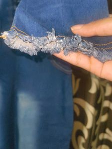 Denim Lace-Up Dress