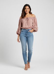 Off-Shoulder Puff Sleeve Blouse