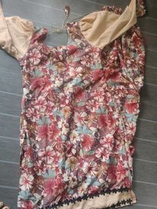 Floral Kurta Set with Dupatta