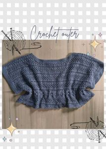 Crochet Crop Top with Tie Detail
