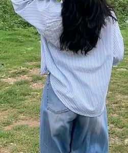 Classic Blue Striped Button-Down Shirt