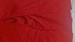 Elegant Red Midi Dress