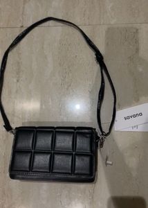 Quilted Black Crossbody Bag