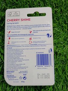 Nivea Cherry Shine Red Tinted Lip Balm