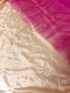 Elegant Pink &amp; Cream Ombre  duppata