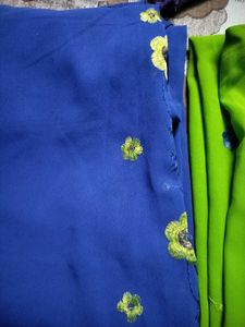 Beautiful Stitched Kurta Set 💚 💙