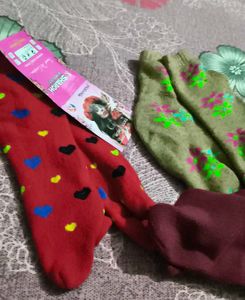 Girls Tights Bundle - Fun & Colorful socks.