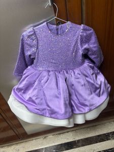 Sparkly Purple Dress for Girls