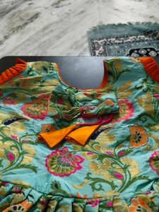 banaras long frock