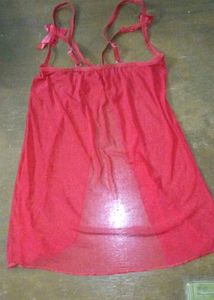 Red Lingerie Babydoll with Bra &amp; Panty