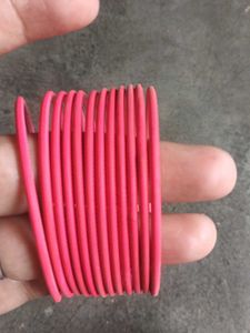 Vibrant Pink Bangles Set