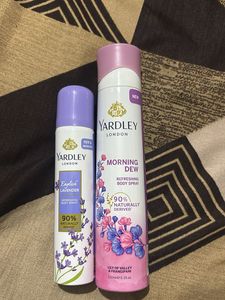 Yardley London Body Sprays (2 Pack)