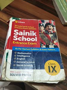 Sainik School Entrance Exam Guide Class IX