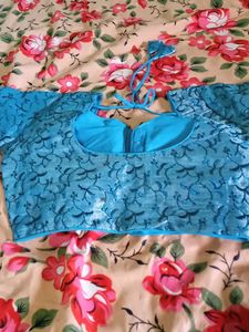 Teal Embroidered Blouse