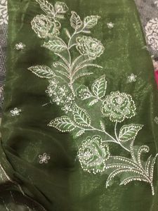 Elegant Green Embroidered Kurta Set