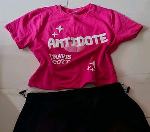 Pink Graphic T-Shirt