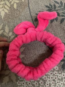Pink Fuzzy Headband