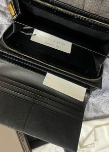Charles &amp; Keith Black Wallet/Sling Bag