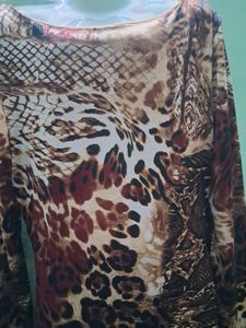 Tiger Print One Peice  Having Inner Stiched ...