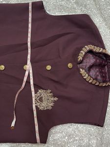 Elegant Mens Nehru Jacket (work) self designed