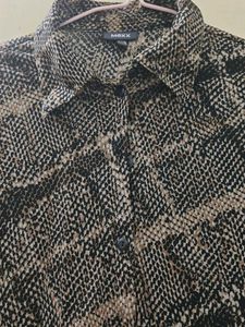 Women's Snake Print Long Sleeve Top