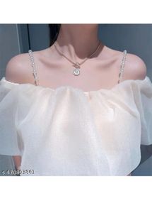 Pearl Bra Straps - Fashion Accessory