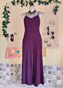 Boho Stripe Jumpsuit