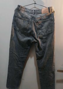 Stylish Washed Grey Denim Jeans