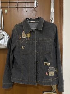 Unique Embroidered Denim Jacket