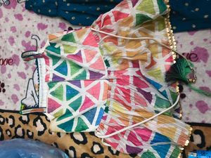 Girl's Ethnic Top and Bottom Set for 4-6 years