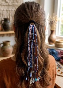 Boho Braided Hair Accessories with Beads
