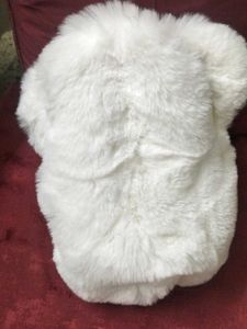 White Teddy Bear purse