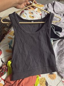 Casual Gray Tank Top