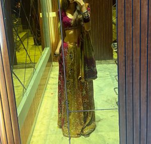 y2k half saree/ lehenga