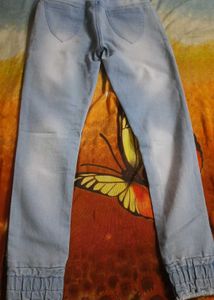 Cute Embroidered Jeans for Girls