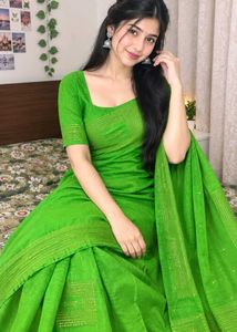 New Saree 💚 Only Cash