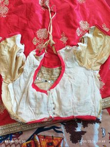 Lahanga wirh Mirror Work blouse