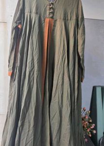 designer Green Anarkali Kurta