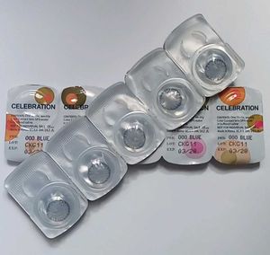 Blue Celebration Contact Lens